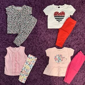 Baby Girl 3-6 month Outfit Bundle